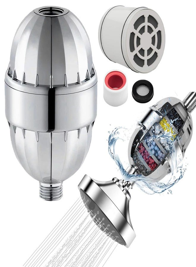 AVEDIA 15 Stage Tap Filter for Bathroom: Hard Water to Soft Water Purifier, Shower Head Filter, Activated Carbon Reduces Dry Itchy Skin, Removes Chlorine, Fluoride, Softener for Hardwater - Image 1
